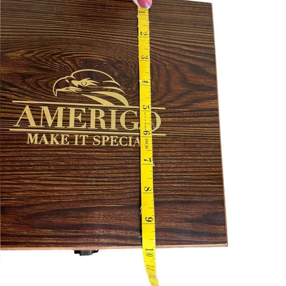 Whiskey Stones Gift Set - 8 Metal Ice Cubes 2 Glasses 2 Slate Coasters Bar Drink - Picture 6 of 7